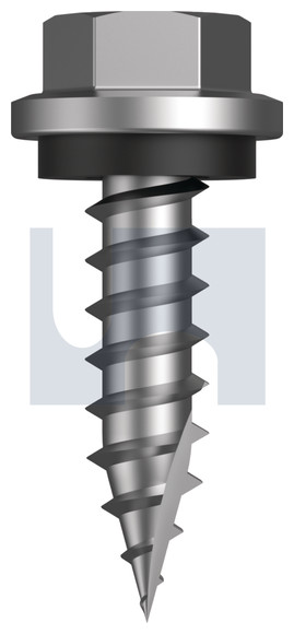 SCREW T17 HEX SEAL C4 14-10X25 SURFMIST 